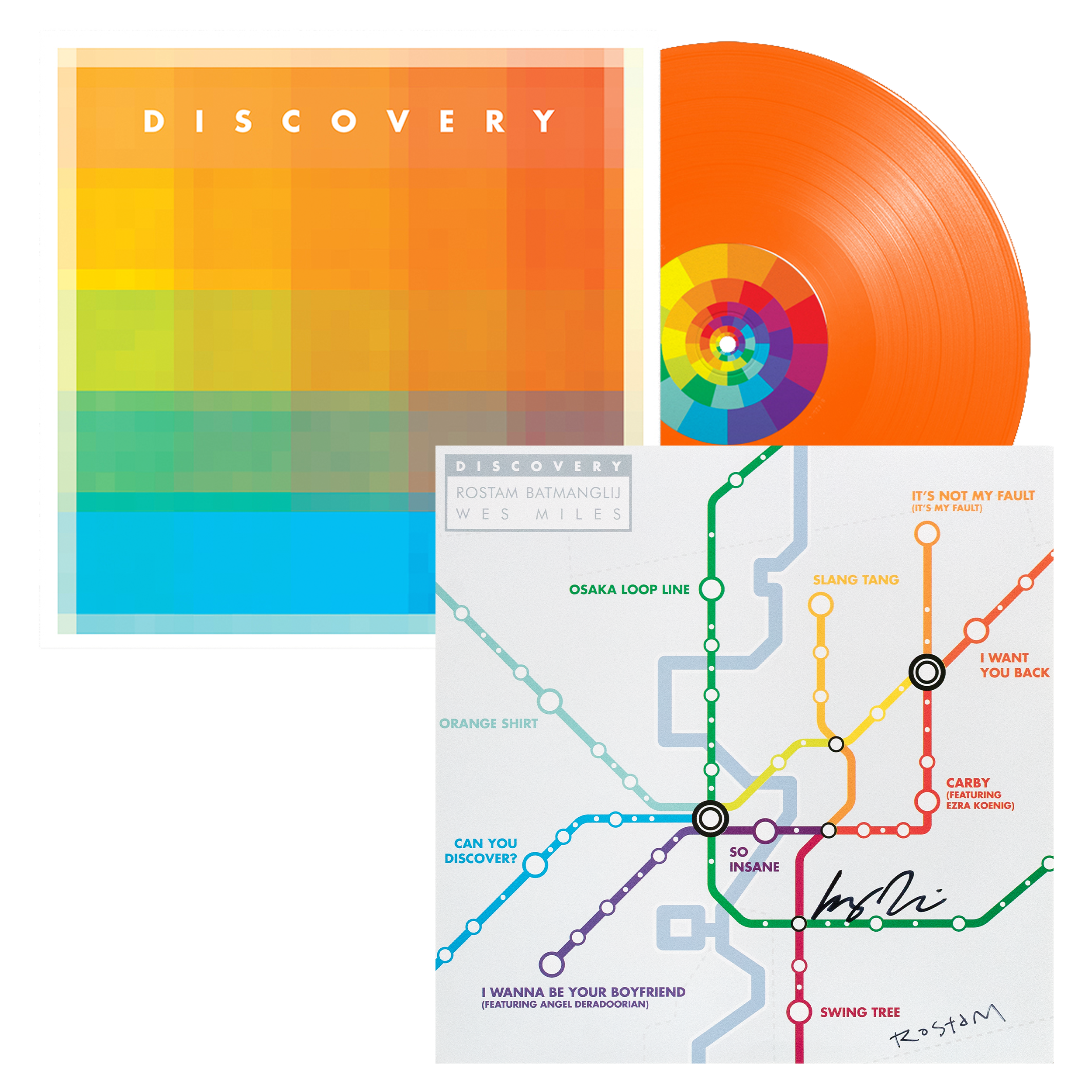 Discovery Vinyl LP + [SIGNED] Discovery Print | Rostam | Online