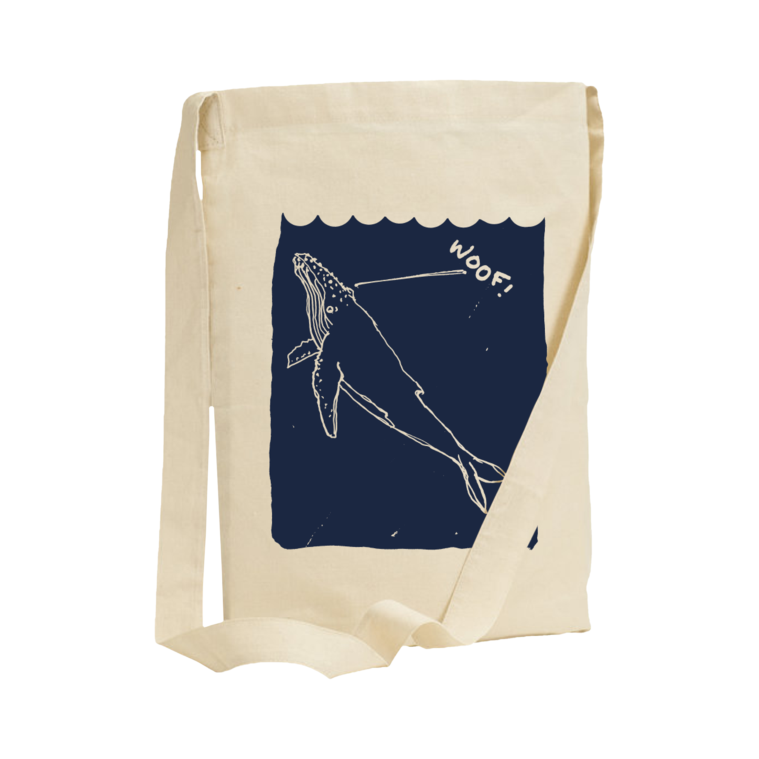 Woof Whale Tote Bag | Hannah Gadsby | Online Store, Apparel