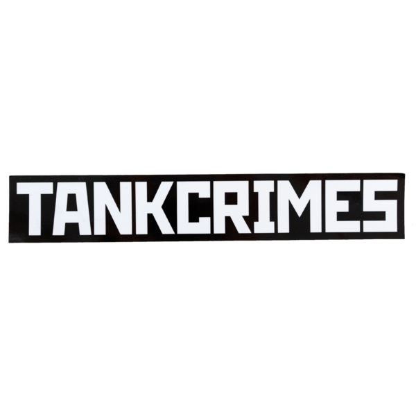 Tankcrimes: Long Sticker (Black) thumb