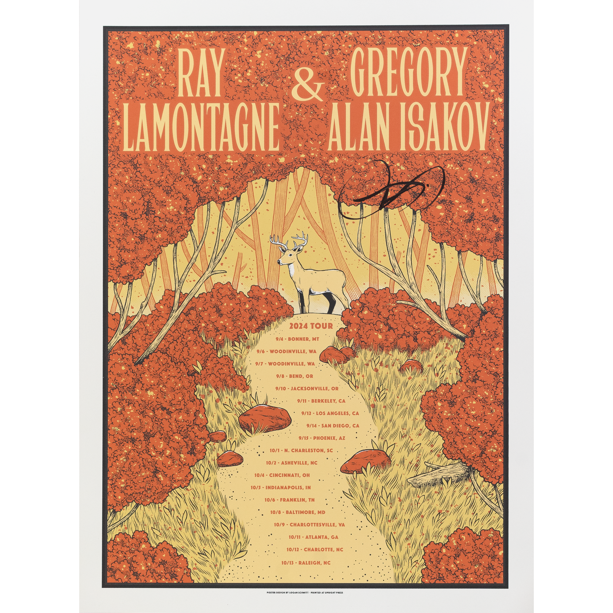 SIGNED] Gregory Alan Isakov & Ray LaMontagne Co-Headline Tour