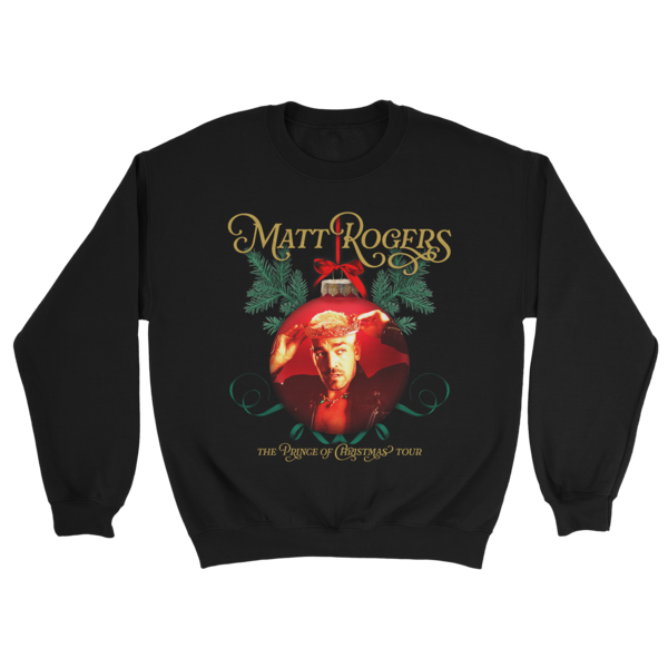 The Prince of Christmas Crewneck Sweatshirt thumb