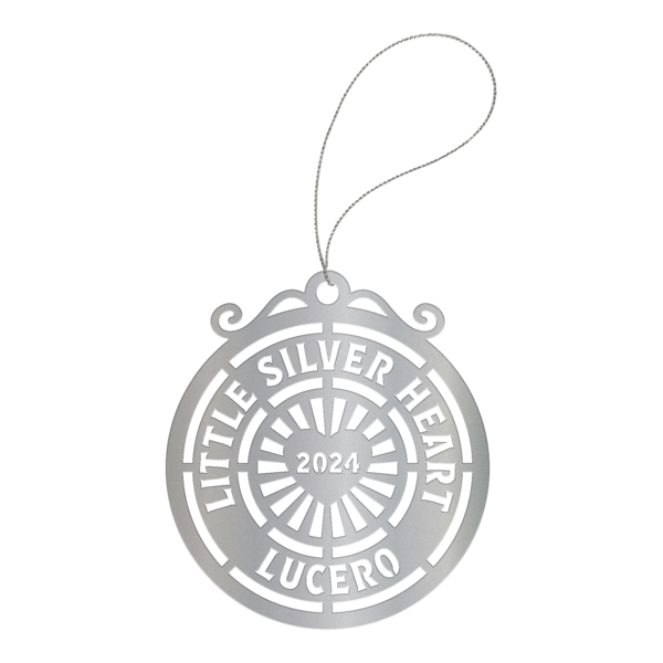 The Silver Heart Ornament thumb