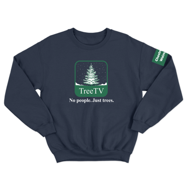 Winter Tree TV Crewneck  thumb