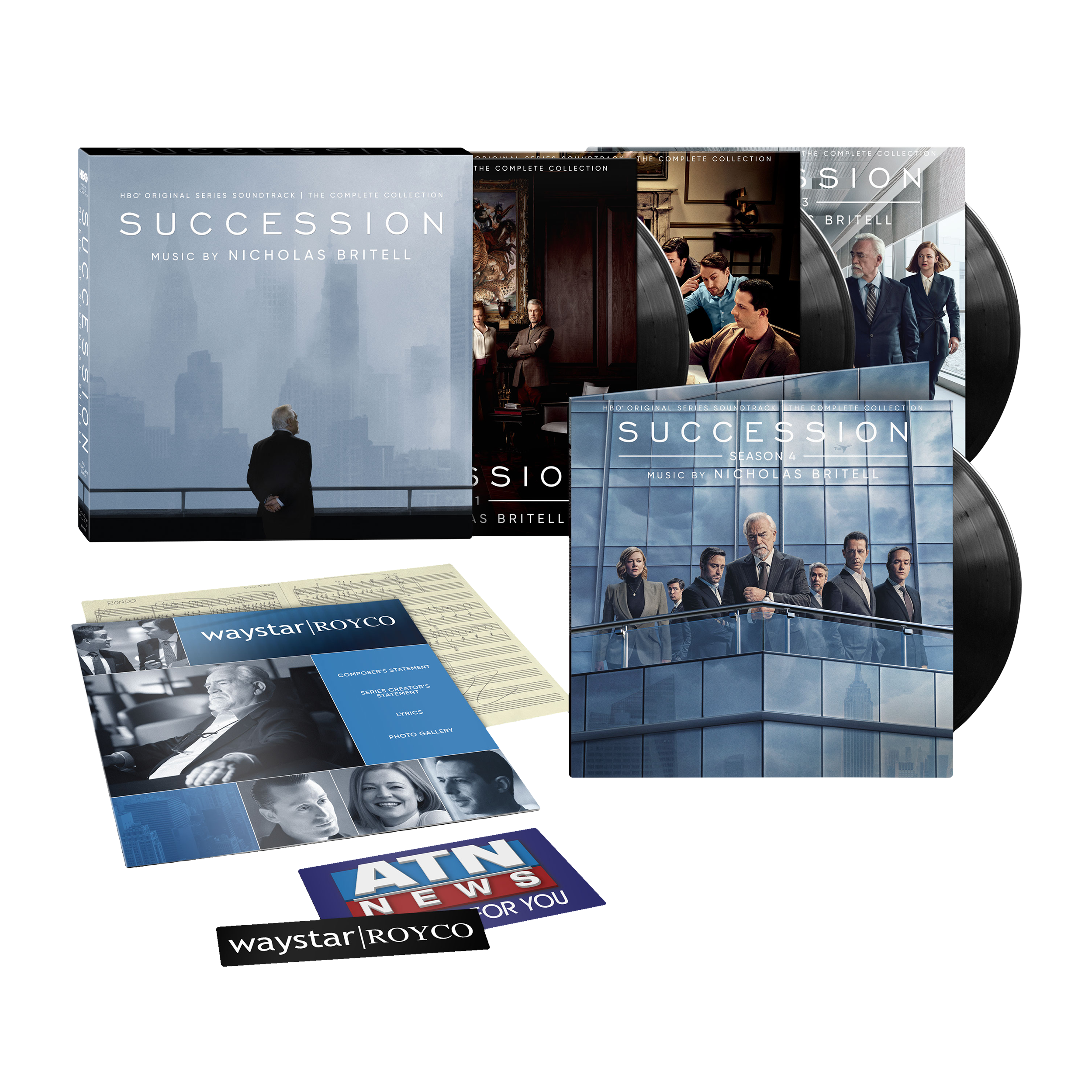 3点　RC SUCCESSION COMPLETE BOX ,他CD2枚 Succession: The Complete Collection | Nicholas Britell | Online