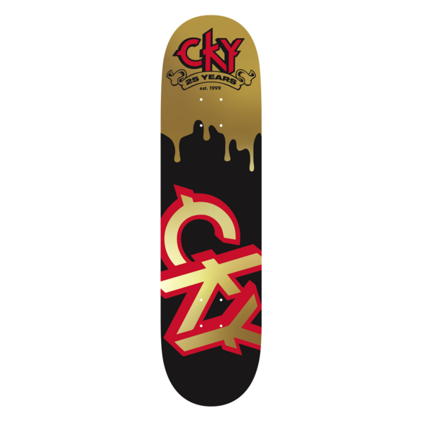 Gold Drip Skate Deck (LIMITED TO 50) thumb