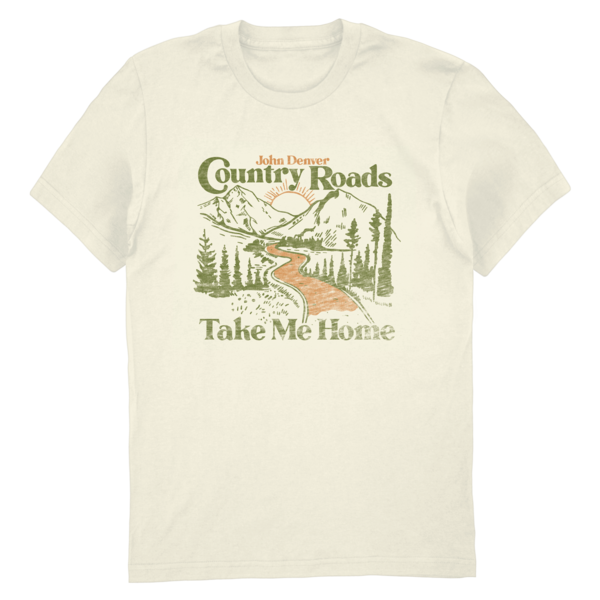 Country Roads Take Me Home Tee (Ivory) thumb