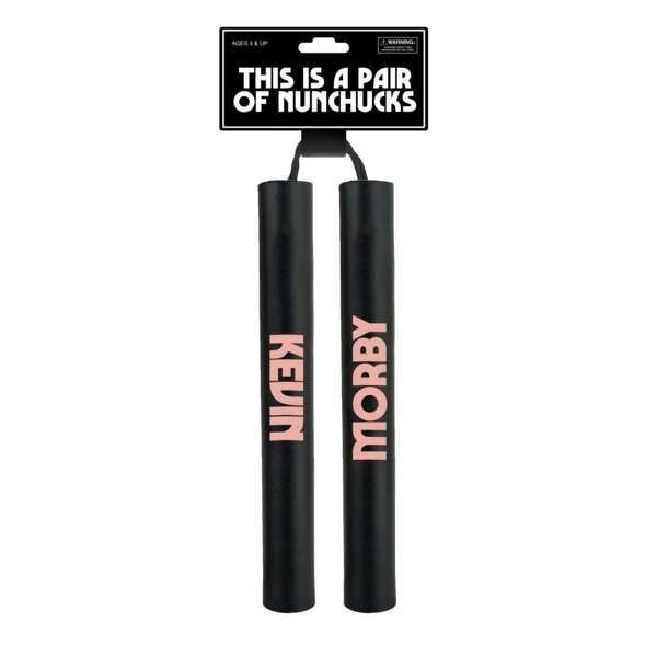 This is a Pair of Nunchucks (Black) thumb