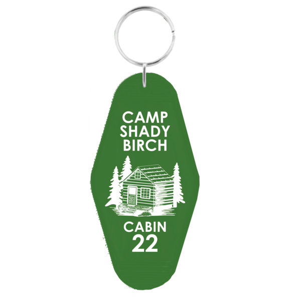 Camp Shady Birch Keychain thumb