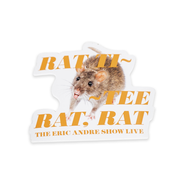 Rat Sticker (Rat Under Text) thumb