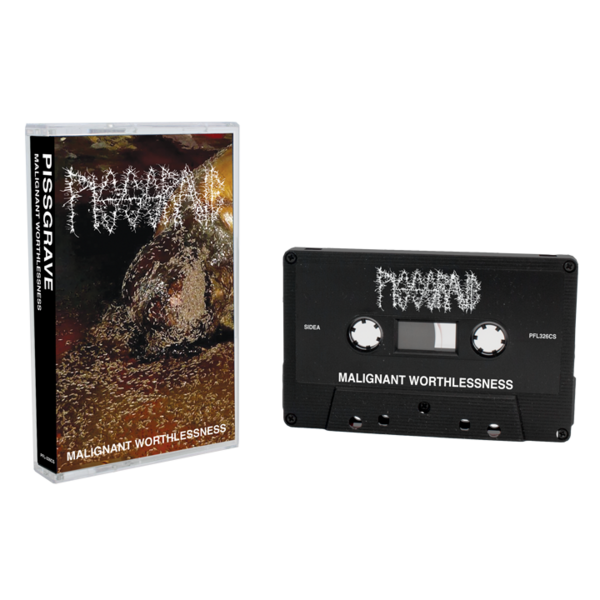 Pissgrave: Malignant Worthlessness Cassette Tape thumb