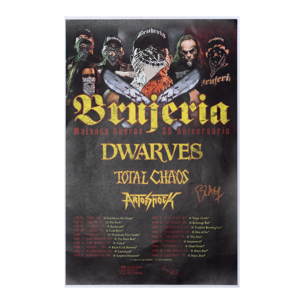 [SIGNED] Dwarves Brujeria Poster thumb