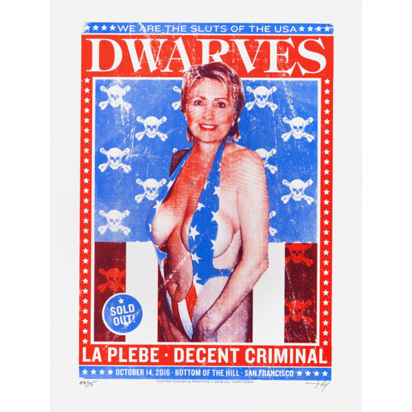 [SIGNED] Dwarves SF 2016 La Plebe Poster thumb