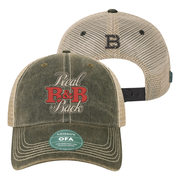 Real R+B Is Back Trucker Hat (Black/Khaki) thumb