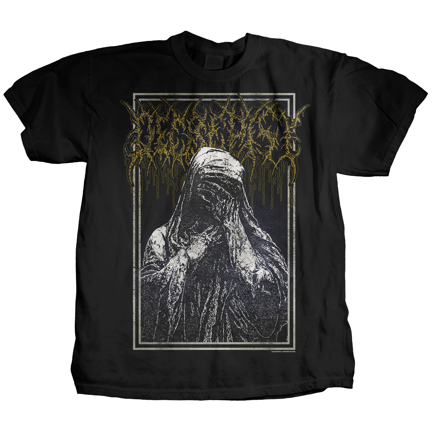 Decrepisy: Deific Mourning T-Shirt | Carbonized Records | Online