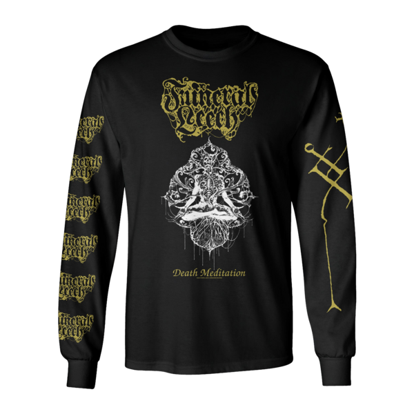 Funeral Leech: “Death Meditation” Long Sleeve T-Shirt thumb