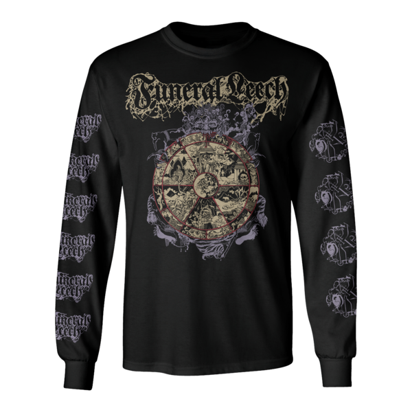 Funeral Leech: Mandala Long Sleeve T-Shirt thumb