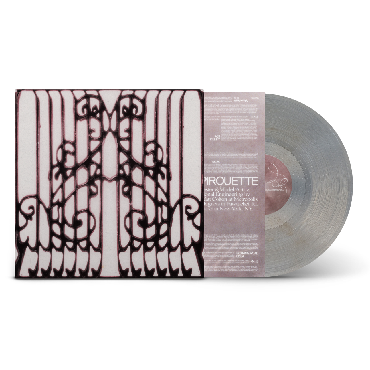 Pirouette Vinyl LP (Clear Shimmer) | Model/Actriz | Online Store