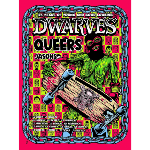 DWARVES & QUEERS 2022 Dirty Donny Poster thumb