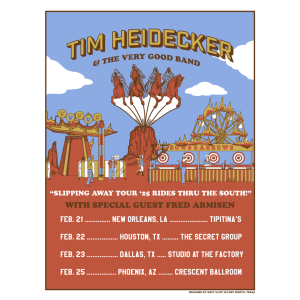 Slipping Away Tour 2025 - South Poster thumb