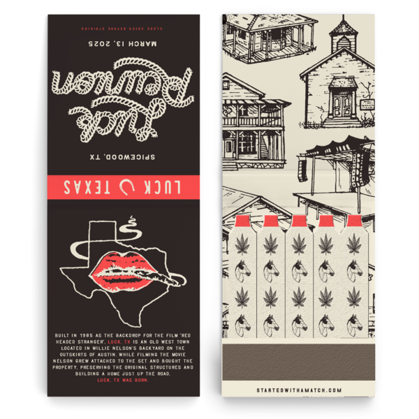 Luck Texas Matchbook thumb