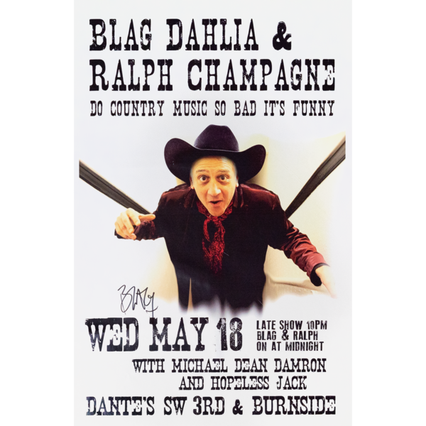 [SIGNED] Blag and Ralph Acoustic Portland Poster thumb