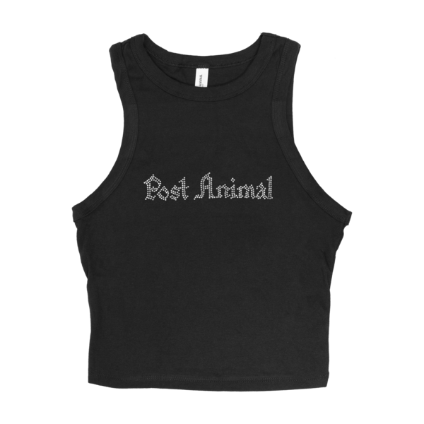 Rhinestone Logo Racer Tank thumb