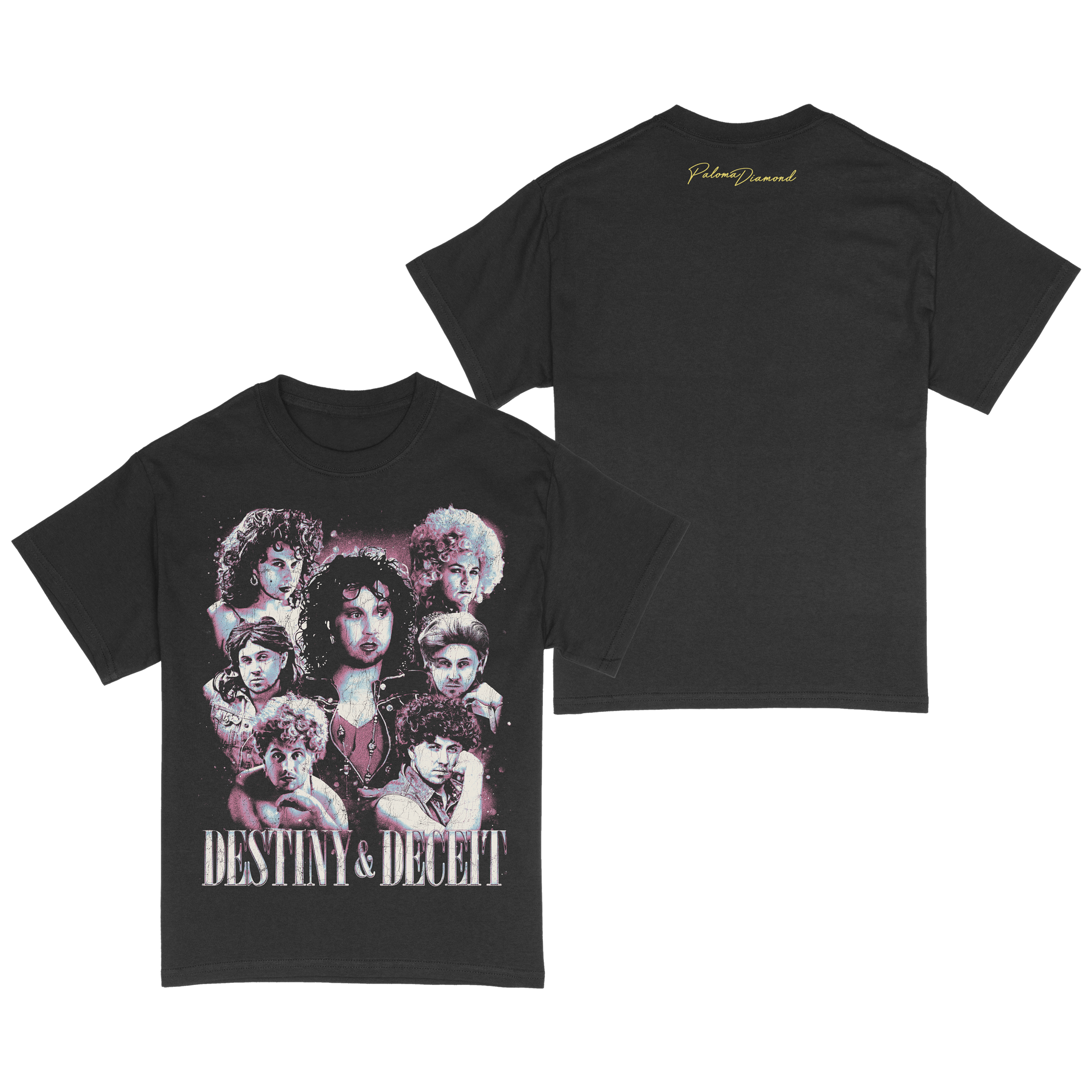 SAXON Destiny tour1988　Tシャツ Destiny & Deceit T-Shirt | Julian Sewell | Online Store, Apparel