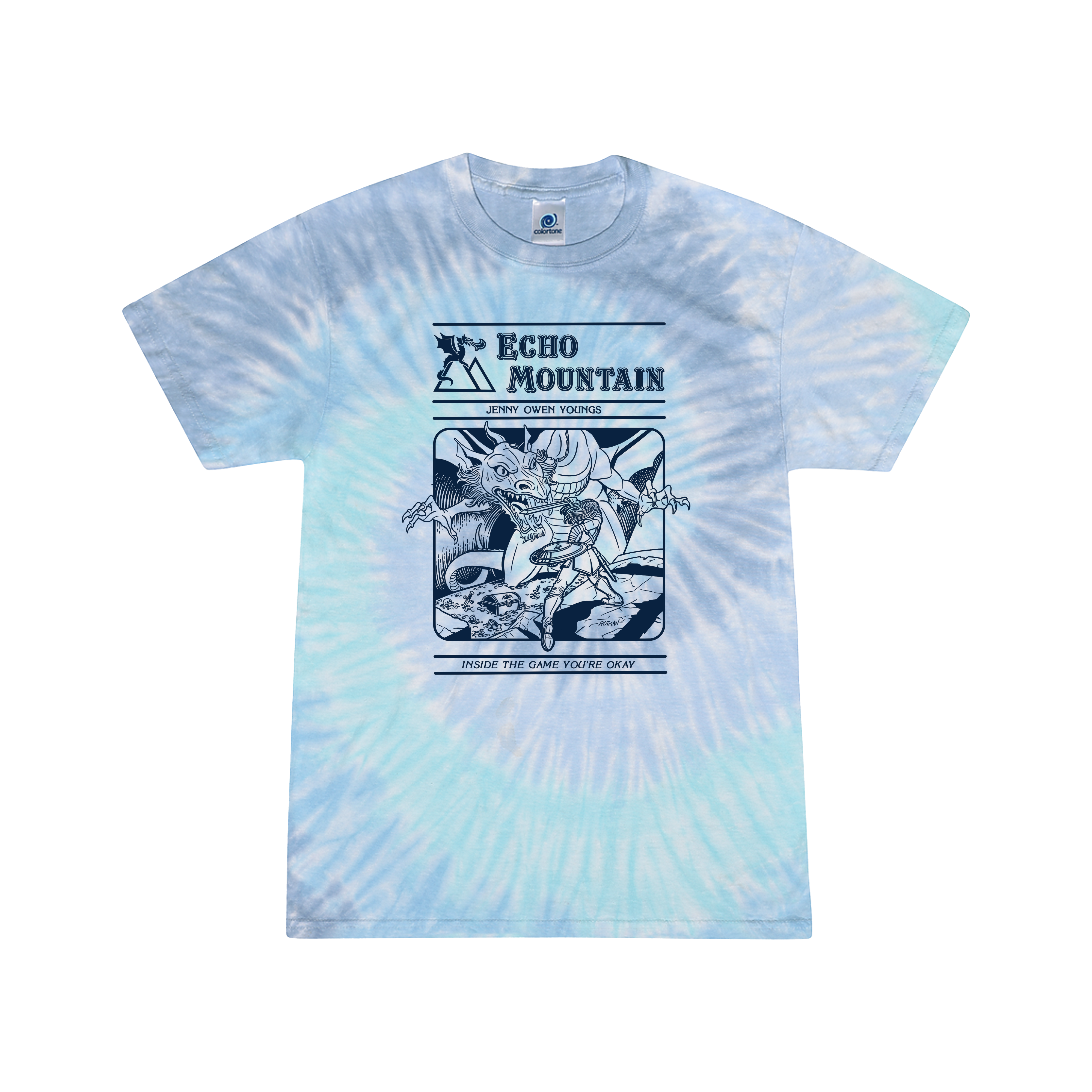 トップス At Last YOUNG &PRINT TEE JOY_EchoMountain_Lagoon-01.png