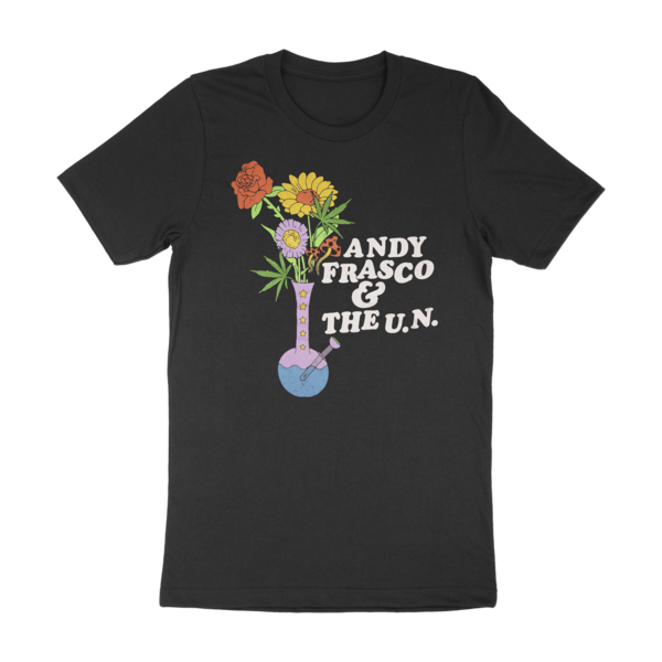 Flower Bong T-Shirt - Black (LAST CHANCE!) thumb