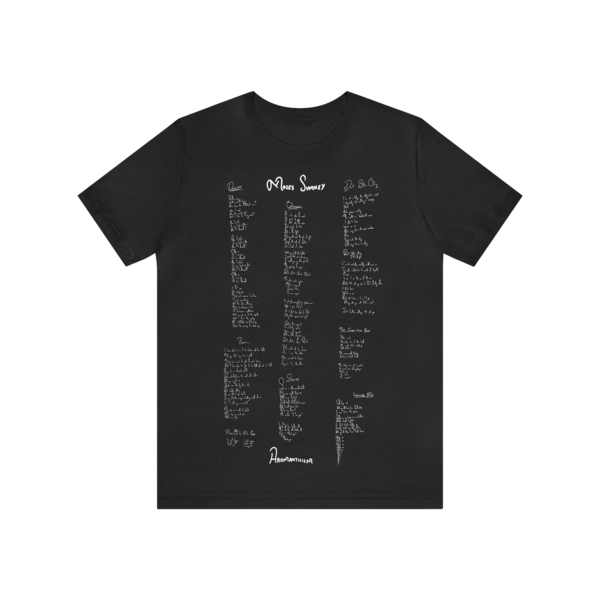 Aromanticism Lyric Black Tee thumb