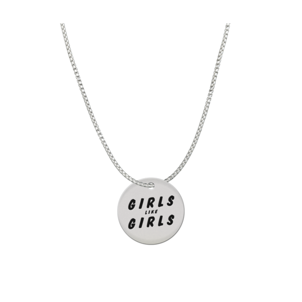 Girls Like Girls Circle Necklace thumb