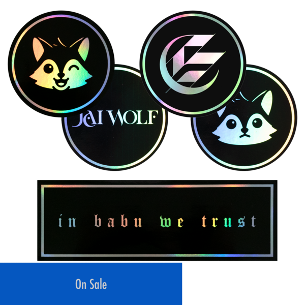 Babu Holographic Sticker Pack thumb