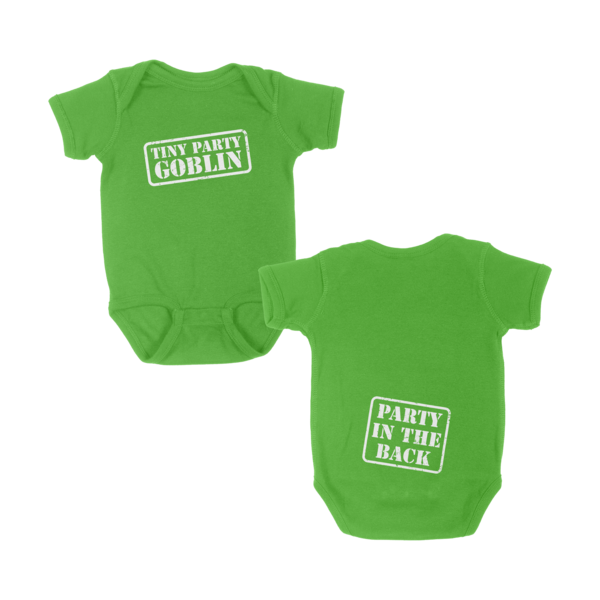 Tiny Party Goblin Onesie (Lime green)  thumb