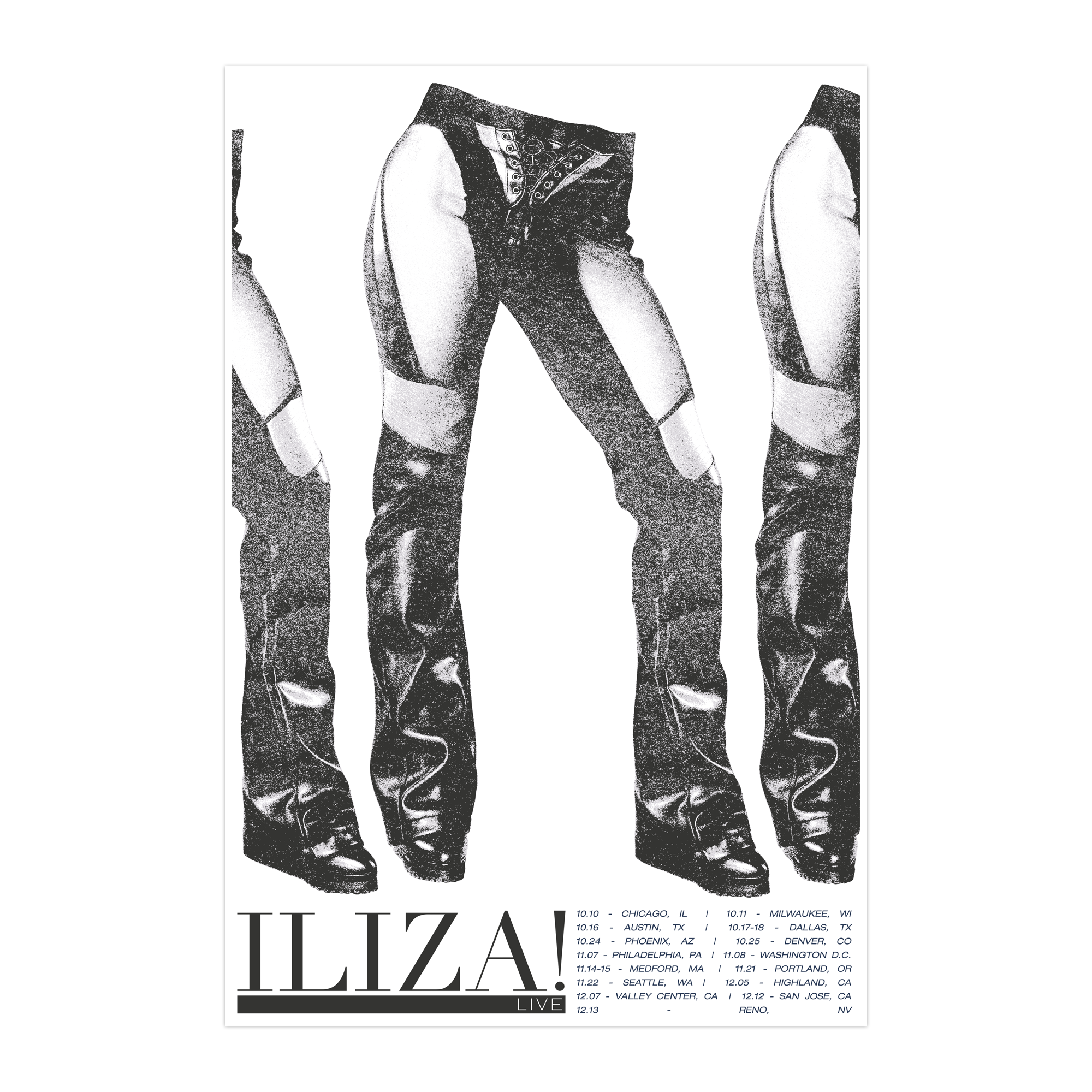 The Pants 2025 Tour Poster | Iliza Shlesinger | Online Store