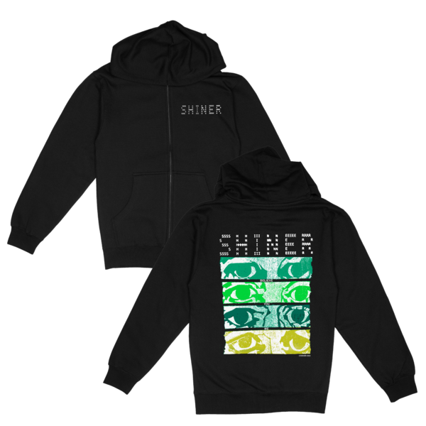 Painted Eyes Zip Up Hoodie thumb