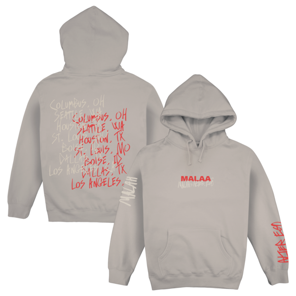 Malaa 2025 Tour Hoodie (Cement) thumb