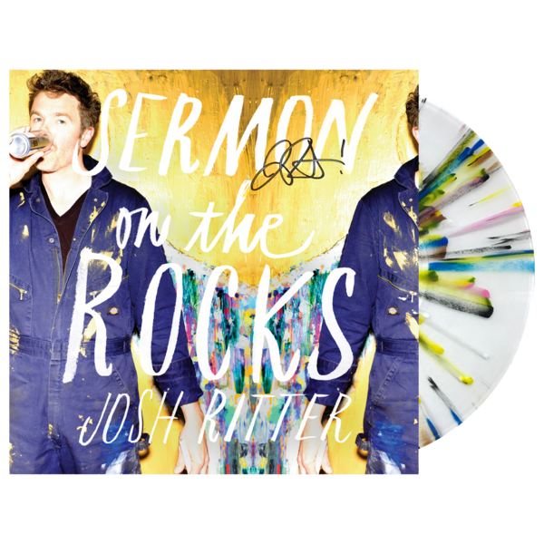 [SIGNED] [HANDMADE PAINTER'S SPLATTER] Sermon on the Rocks Vinyl LP thumb
