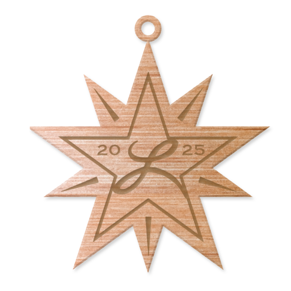 Holiday 2025 Wooden Ornament thumb