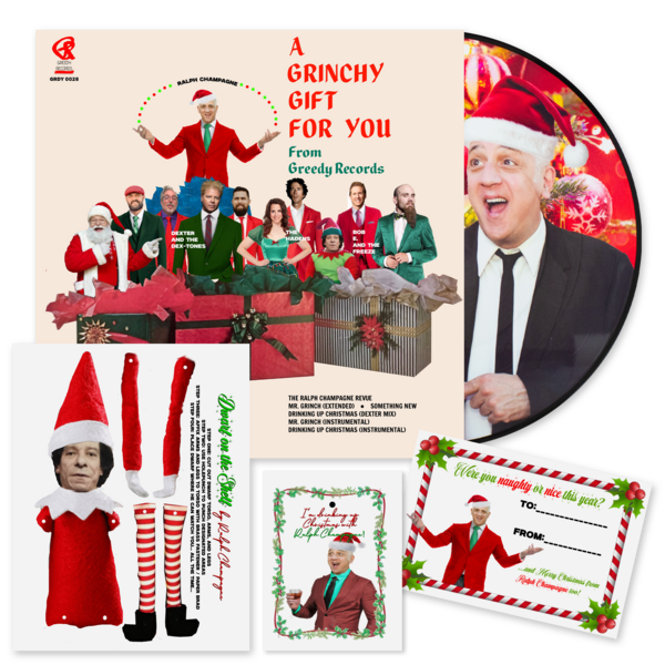 [TOP TIER EDITION] [SIGNED] Ralph Champagne Revue ‘GRINCH’ 12” Picture Disc thumb