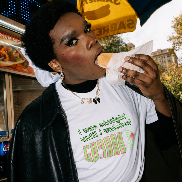 I Was Straight Tee - White thumb