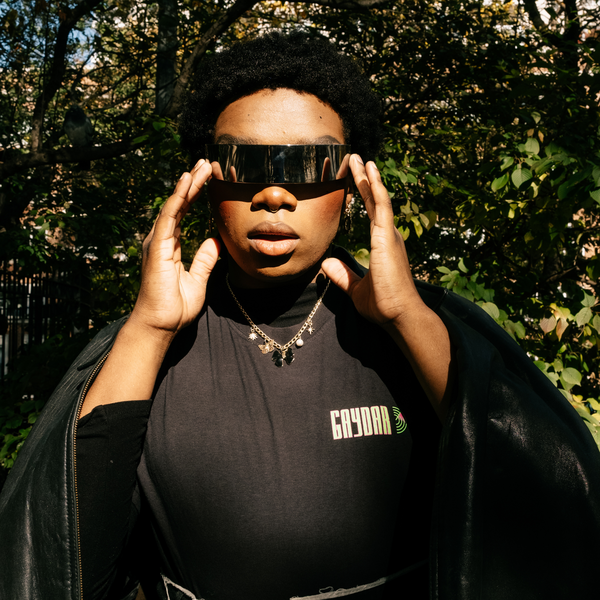 Gaydar Logo Tee - Black thumb