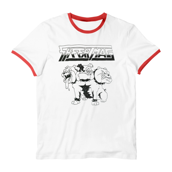 Bulldog Ringer Tee (White/Red) thumb