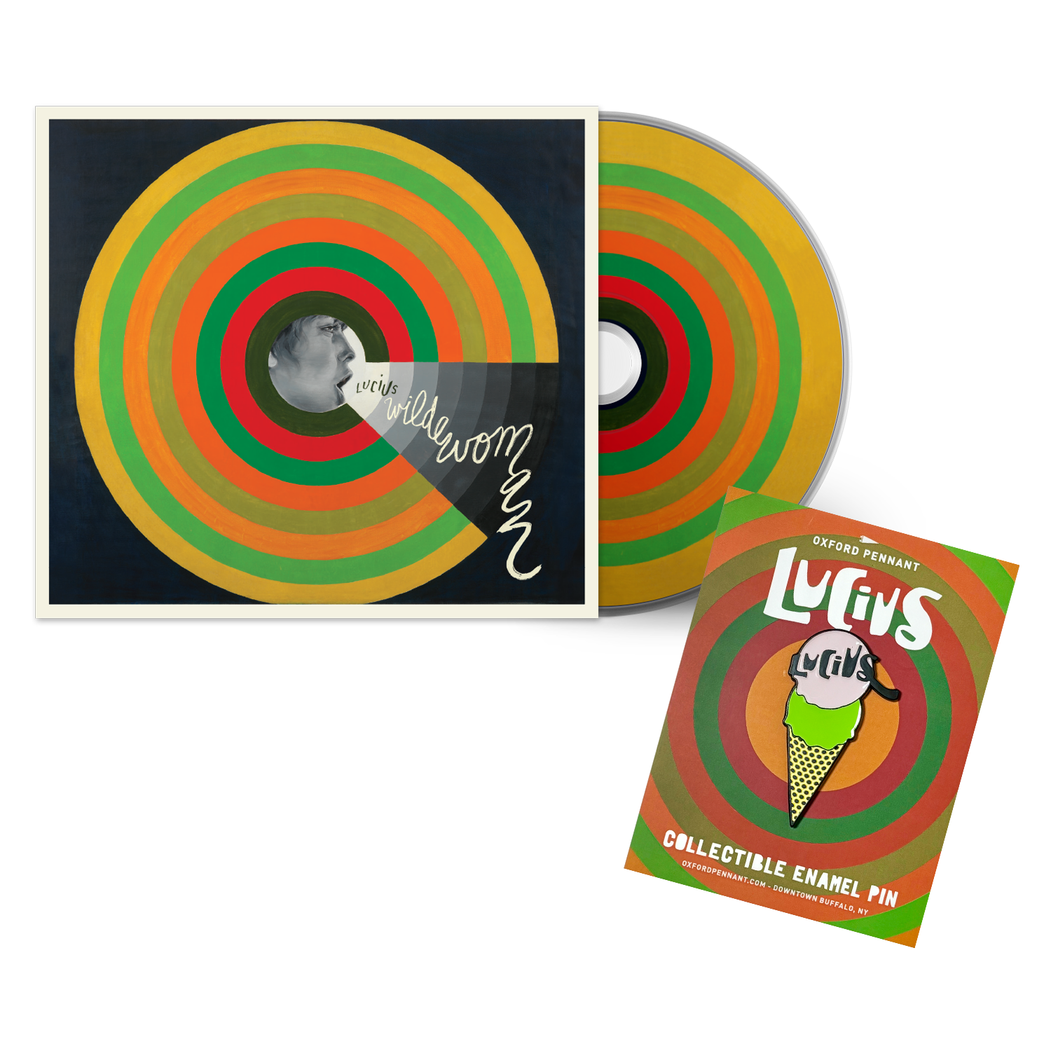 Wildewoman CD + Ice Cream Pin Bundle | Lucius | Online Store
