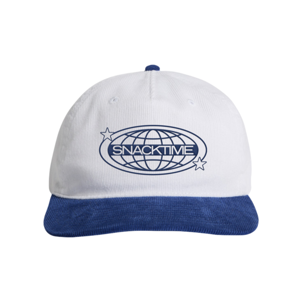 [PRE-ORDER] Globe Logo Hat - White/Blue (Ships week of Sep. 11th, 2026) thumb