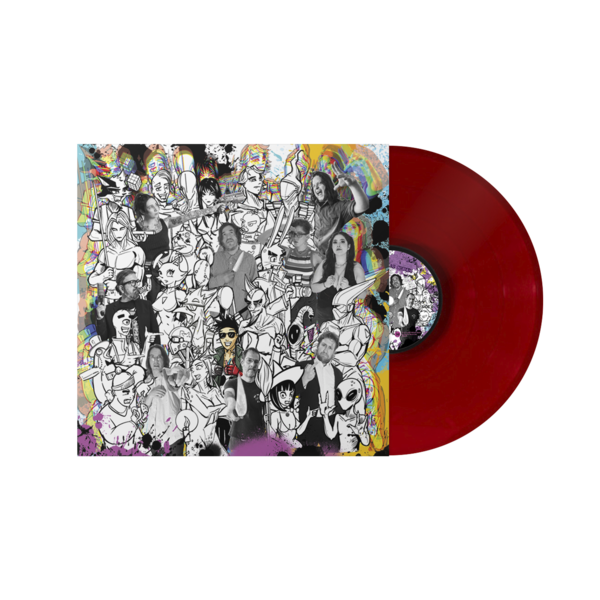 [PRE-ORDER] Las Cruxes - Self Titled LP (Opaque Red - D2C Exclusive) (Ships week of Apr. 24th, 2026) thumb
