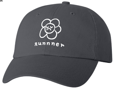 Flower Logo hat - Charcoal thumb