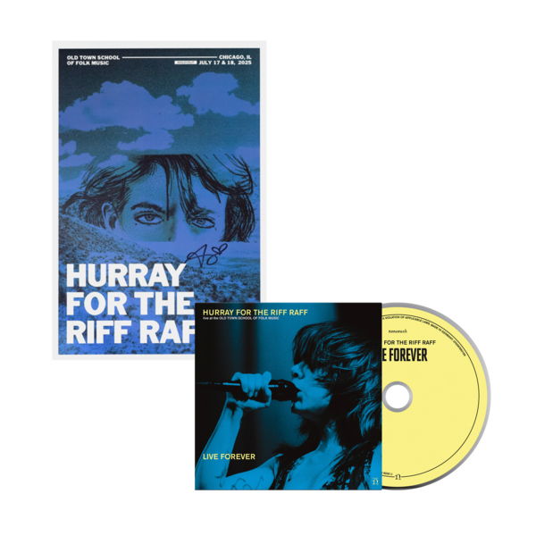 [PRE-ORDER] Live Forever CD + SIGNED Event Poster (Ships week of May. 8th, 2026) thumb