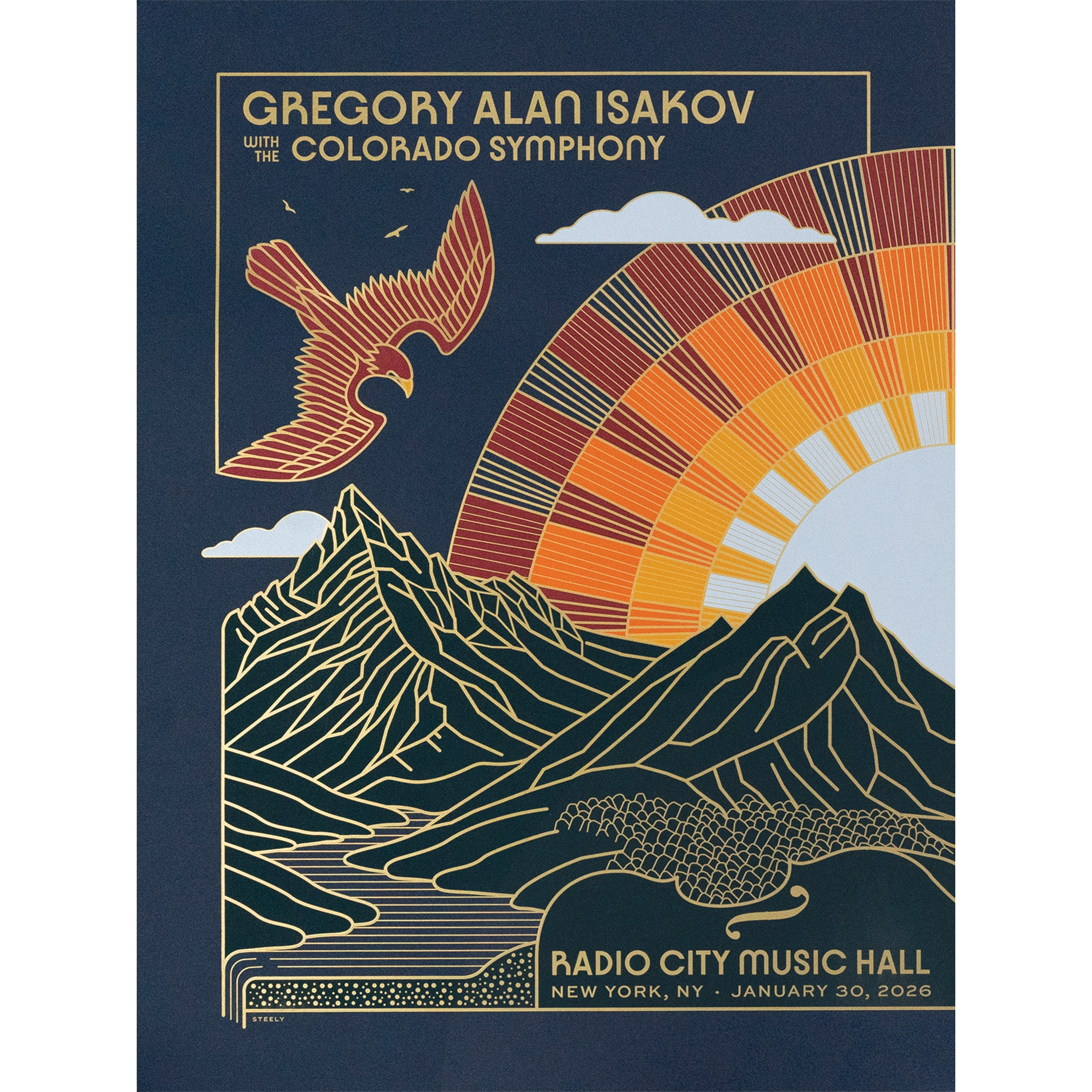 Radio City Music Hall Poster - 1/30/26 | Gregory Alan Isakov
