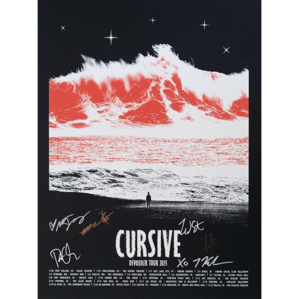 Devourer Winter Tour 2025 Screen Printed Poster (SIGNED) thumb