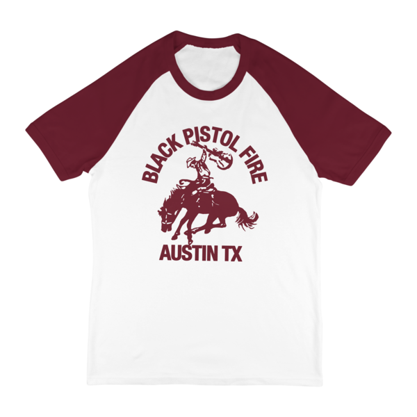 Cowboy Baseball Tee (White/Red) thumb